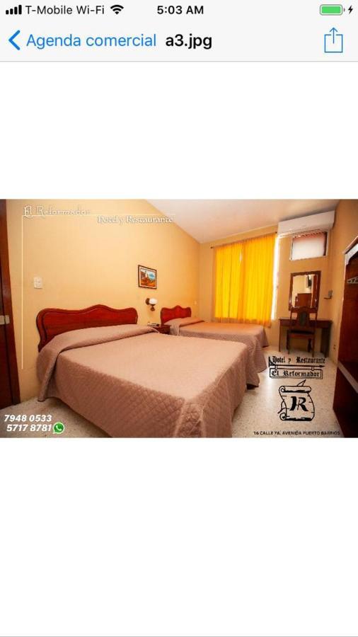 Hotel El Reformador Puerto Barrios Esterno foto